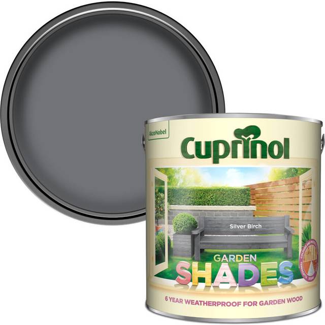 Cuprinol 5244438 Garden Shades Exterior Woodcare, Silver Birch, 2.5L