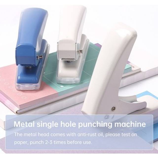 Kw-trio Single Hole Punch Paper Circle Puncher Mini Cutter Up To 40 Bst