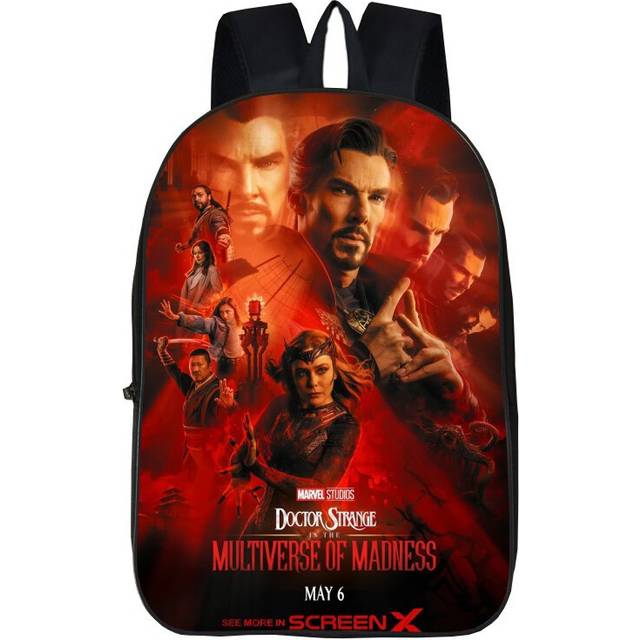 (11) Marvel Doctor Strange 2 Printed Backpack Cartoon Rucksack Movie Merchandise Laptop Backpack for Students Unisex