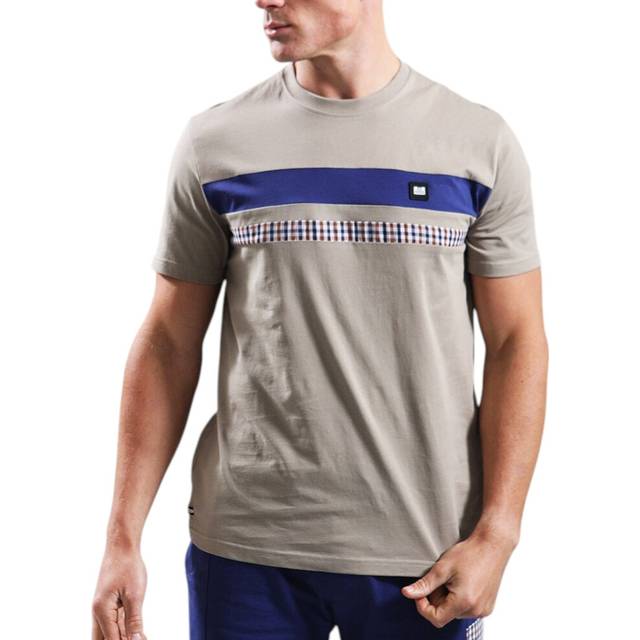 (Dark Stone, 2XL) Weekend Offender Mens T Shirts Baldwin Crew Neck Short Sleeve Summer Cotton