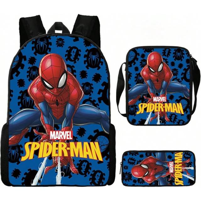 (1 style, shoulder bag) Spider-Man Avengers peripheral street fashion primary school students backpack cartoon anime backpack