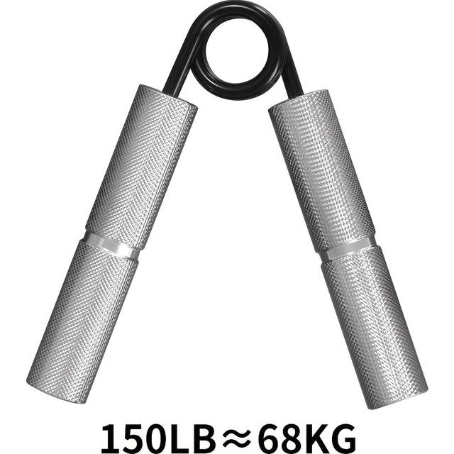 TEMU 1pc Grip Strength Trainer, Hand Grip Strengthener, Forearm Strengthening Devices Metal Hand Exercisers Non-slip Wrist For Men Women Training Recovery,50lb-350lb