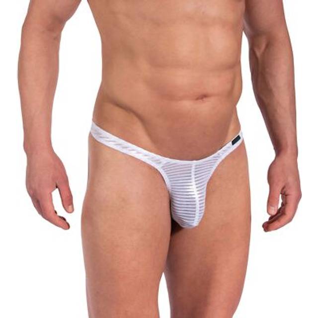 Manstore M2375 Tower String Mens Pouch Underwear Thong Brief Enhancing Shiny
