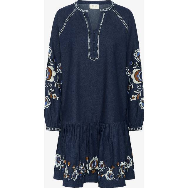 Cream - Jeansklänning crGro Dress - Blå