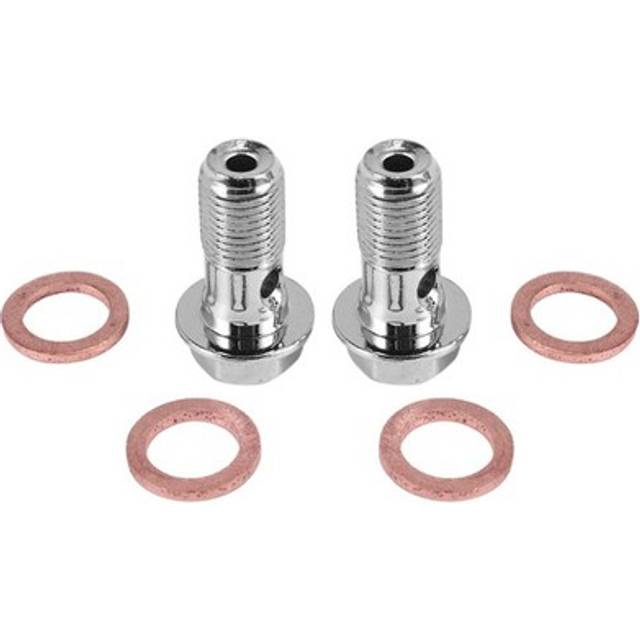 2x Motorcycle Stainless Brake Banjo Bolt M10 X 1.0mm Caliper Master6042