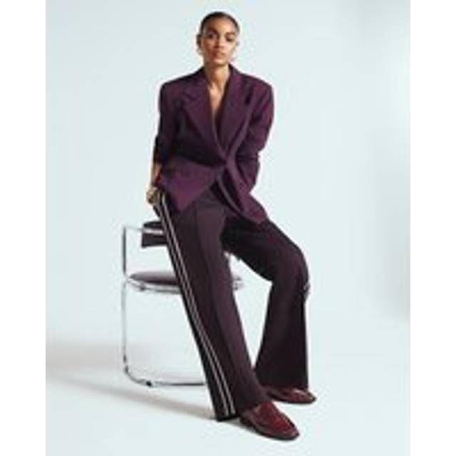 River Island Womens Brown Elasticated Wide Leg Trousers - S
