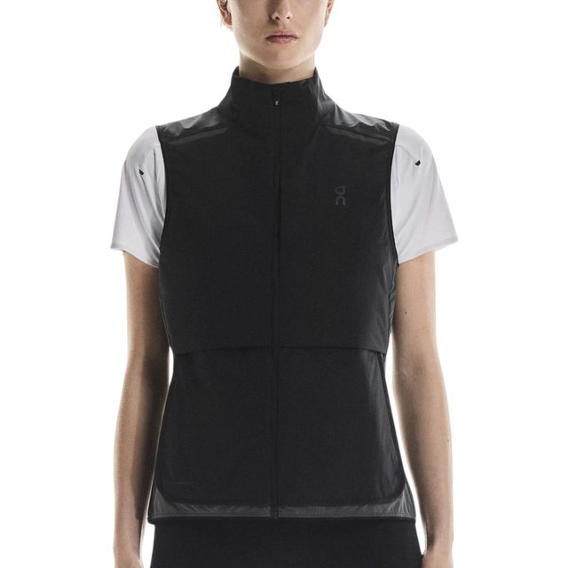 On Weather Vest Løbevest Damer - Sort