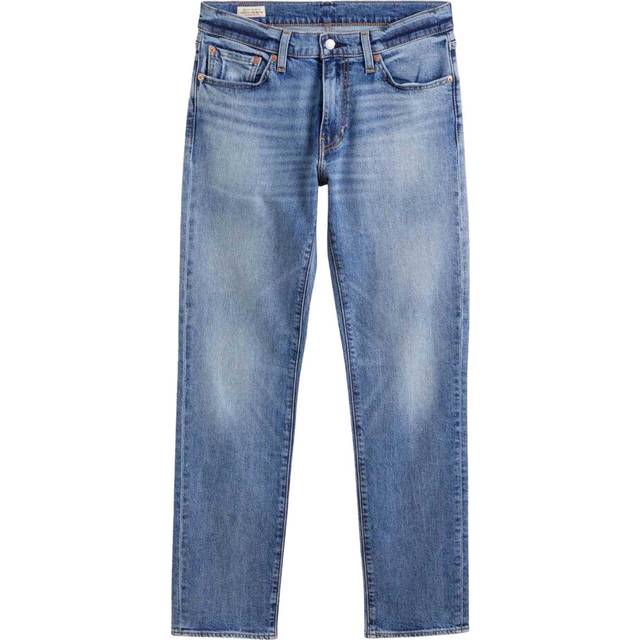 (29S, Light Blue) Levis Mens 511 Mighty Leather Patch Slim Jeans