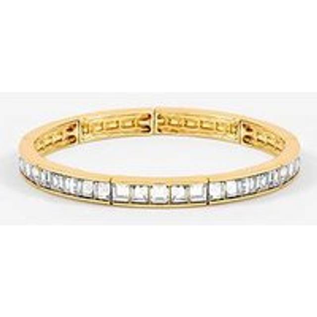 Jon Richard Gold Plated and Cubic Zirconia Stretch Bracelet, Gold, Women