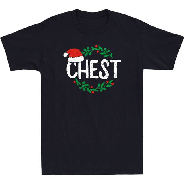 Chest Funny Chest Nuts Christmas Gift Matching Couples Novelty Men's T-shirt