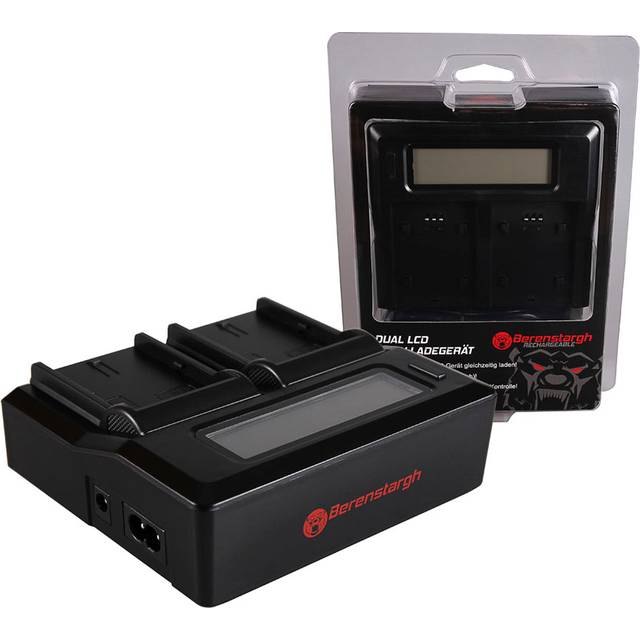Berenstargh Dual LCD charger Canon LP-E6, 8.4V Canon LP-E6, 84V
