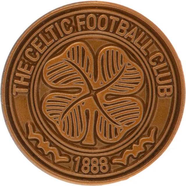 Celtic Fc Antique Gold Crest Badge