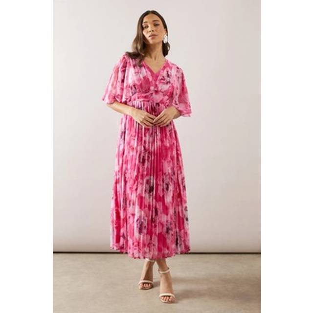 Wallis Pink Fit & Flare Dress Womens Occasion Dresses