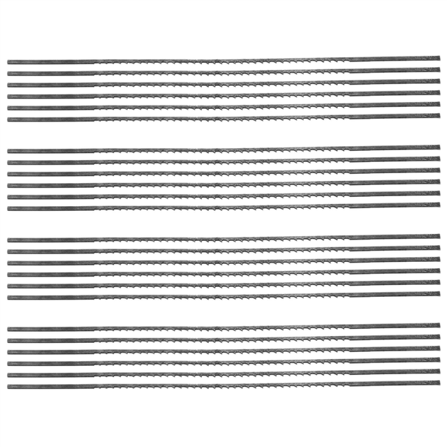 Scroll Saw Blades Plain End 5 Inch 24PCS 12 TPI Regular Tooth