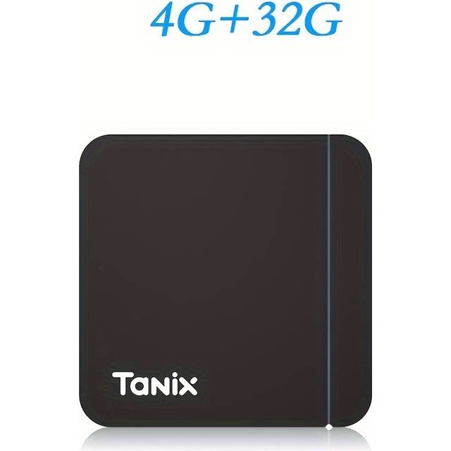 TEMU Tanix W2 Smart Tv Box S905w2 Android11.0 2g16g 4g32g 4g64g 4k Bt 2.4g/5g Wifi Av1 Tv