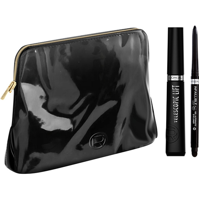 L'Oréal Paris Luxury Damebukser Telescopic Lift Mascara 36H Grip Liner - Sort