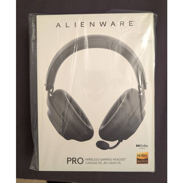 Alienware PRO-HS-G-DEAM headphones/headset Wired & Wireless Headband Gaming USB Type-C Bluetooth Black
