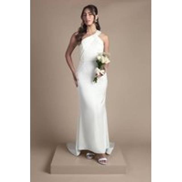 Coast Ivory Fit & Flare Dress Womens Bridal Dresses