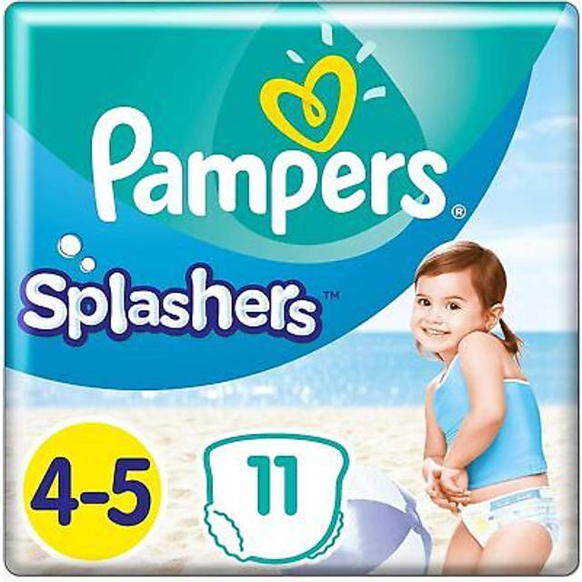 Pampers Baby Nappies Size 4 (9-15 kg / 20-33 lbs), Splashers Swim Pants, 88 Nappies, SAVING PACK, Do Not Swell In Water