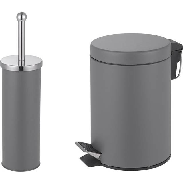 Mccabe 3 Litre Step On Rubbish Bin - Grey (3L)