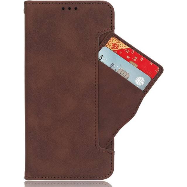 (Brown) Compatible Case for Motorola Moto G56 5g High Quality Kickstand Function Unique Accurate Incision
