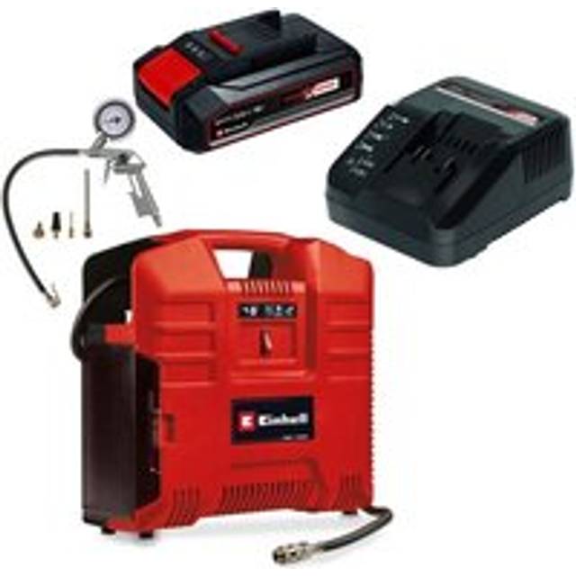 Einhell - Power X-Change 18v Cordless Portable Compressor te-ac + 2.5AH Kit
