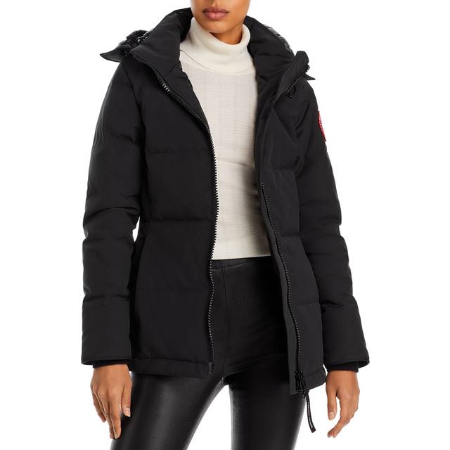 Womens Canada Goose Chelsea Hooded Woven-Down Parka