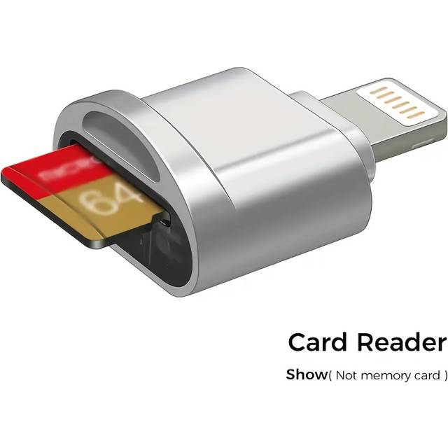 TEMU Sd Tf Mini Card Reader For Iphone For Ipad Connection External Expansion Memory Card Otg Storage Card Adapter For Iphone 14 11