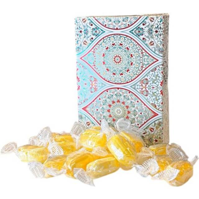250g Rectangular Box Peppermint Pattern of Sherbet Lemon Sweets