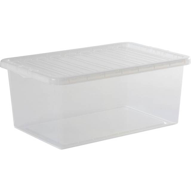Wham 45L Clear Storage Box & Lid
