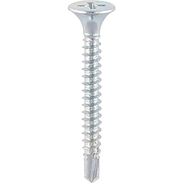 Timco - Drywall Self-Drilling Bugle Head Silver Screws - 3.5 x 38