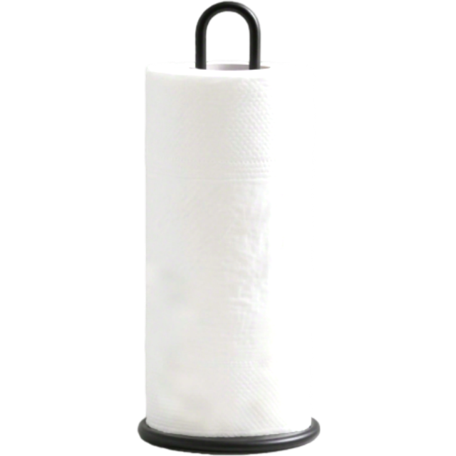 SHEIN 1/2pcs Metal Paper Towel Holder, Suitable For Kitchen Countertop, Bar, And Dining Table, Fits Standard And Jumbo Rolls