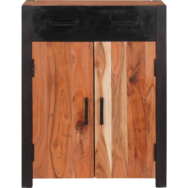 Buffets & Sideboards Brown 55 X 30 X 75 Cm Solid Acacia Wood (75cm H X 55cm W X 30cm D)