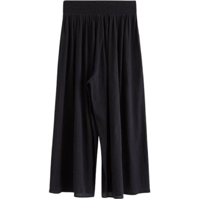 LINDEX Trousers Smock |Svart |XS
