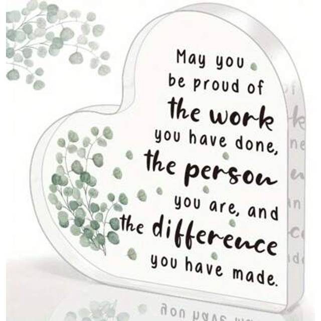 SHEIN Coworkers Retirement Gifts For Women Men, Farewell, Leaving, Goodbye, Going Away Gifts For Colleague Boss Friends, Thank You Gift, Office Desk Decorat