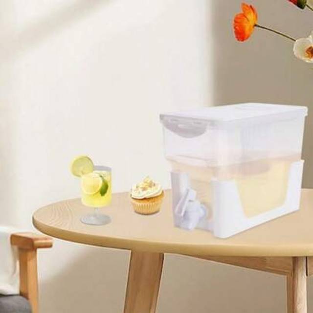 SHEIN Drink Dispenser With Tap Cold Kettle Container For Home Fridge Party Cold Water