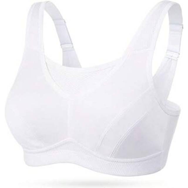 SHEIN WingsLove Women&#39;s High Impact Sports Bra High Support Wireless Adjustable Plus Size For Large Breasts