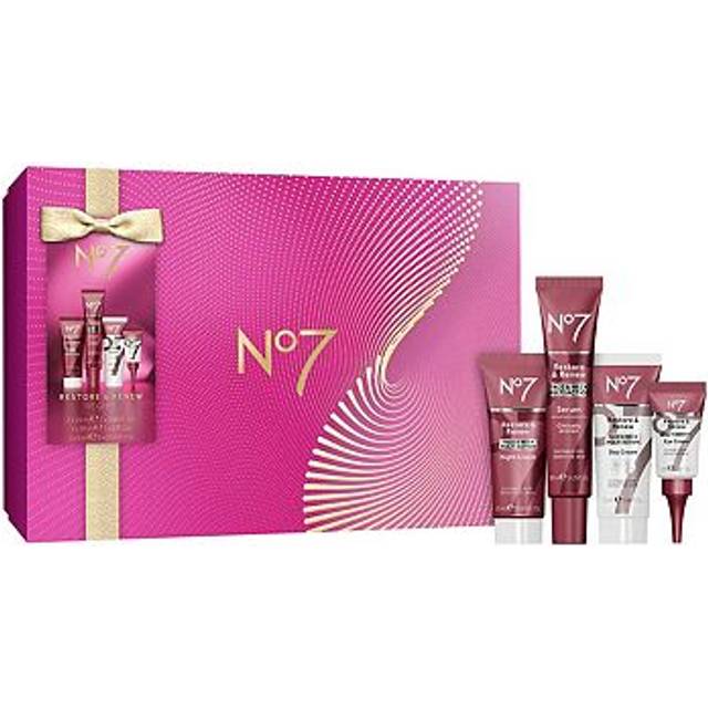 No7 Restore & Renew Regime 4-Piece Gift Set