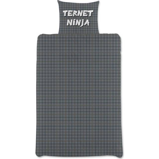 Licens Ternet Ninja Sengetøj Blød Lækker 140x200 cm Dynebetræk Grå, Multifarve (508x)