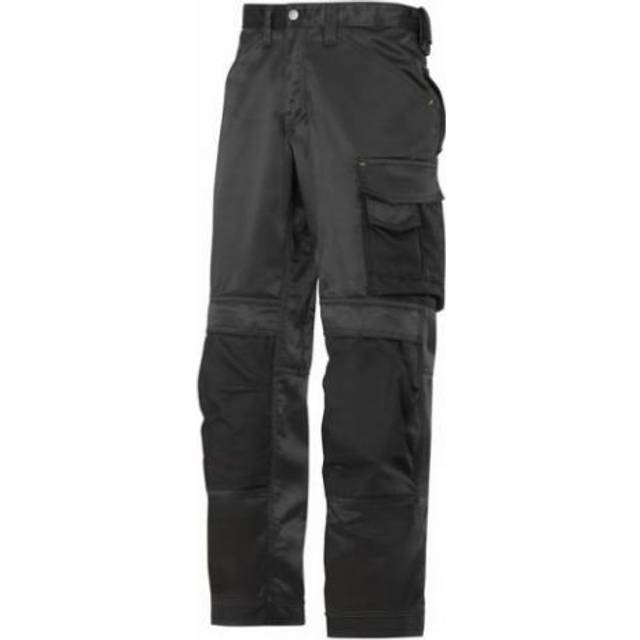 Snickers 3312 Mens DuraTwill Work Trousers Black 31" 35"