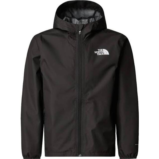 THE NORTH FACE Teen Zipline Rain Jacket - Black, Black, Size S=7-8 Years - S=7-8 YEARS