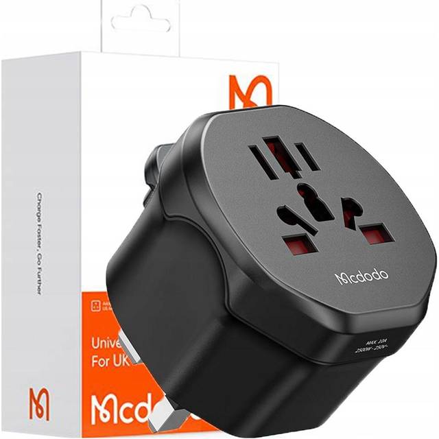 Mcdodo Universal Travel Adapter Uk To Eu Us Uk Au Cn 2500W
