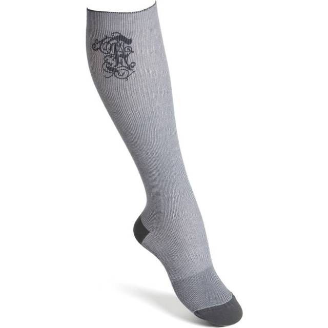 Funq Wear Stödstrumpor ekologisk bomull, emblem grå 38/39 1 par