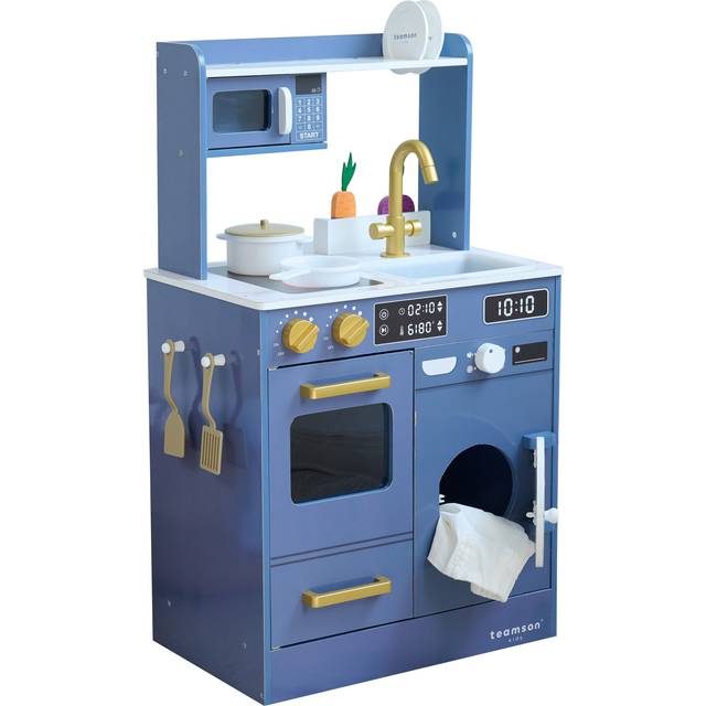 Teamson Kids - Little Chef Lake Tahoe Master Play Kitchen - Blue, Blue