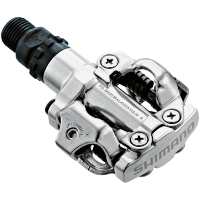 Shimano M520 SPD Pedals - Silver