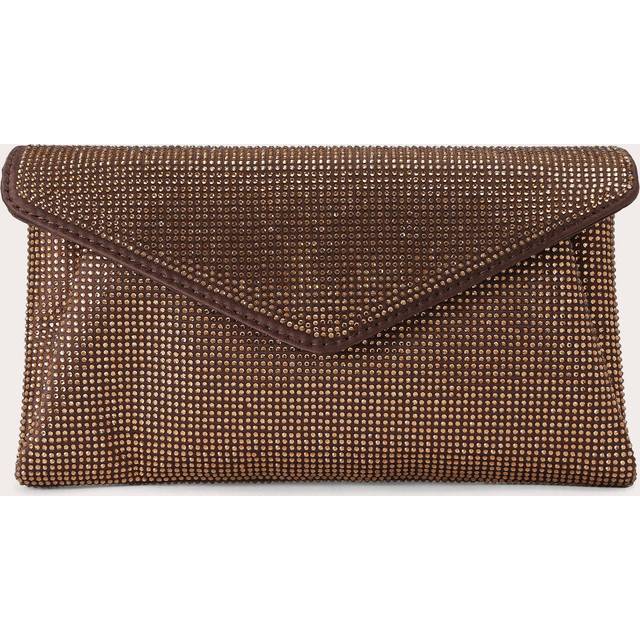 Carvela 'stargaze Clutch' Bag In Dark Brown - One Size