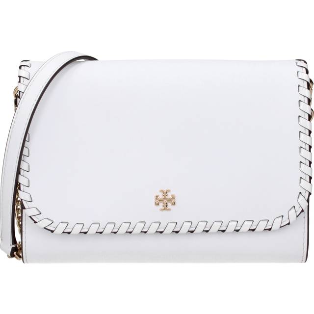 White Leather Clutch Bag