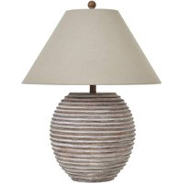Saturn Ceramic Table Lamp (UK Plug) - Brown - One Size