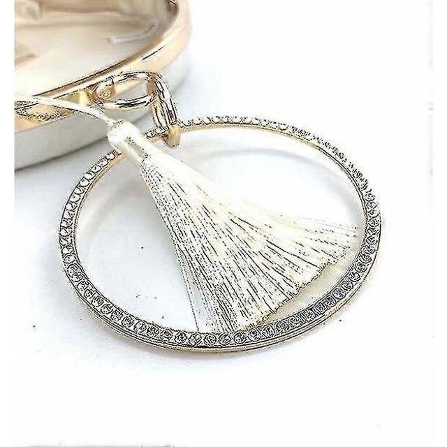 (As show, One size) Women&#39;s Evening Clutch Bag Designer Evening Purse, Women&#39;s Clutch Purse (big Round Embroidery - White)
