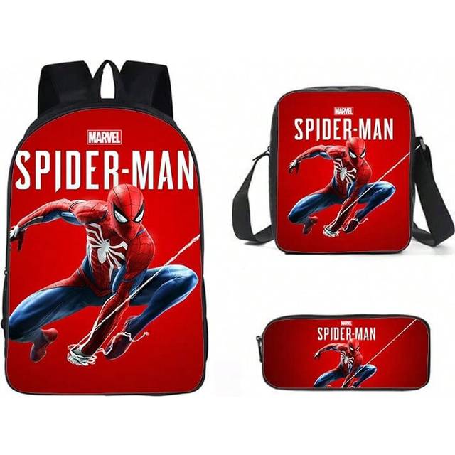 (05, pencil case) Spider-Man Avengers peripheral street fashion primary school student schoolbag backpack cartoon backpack